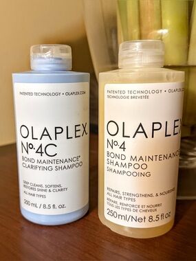 OLAPLEX No.4 Shampoo & No.4C Clarifying Shampoo Duo